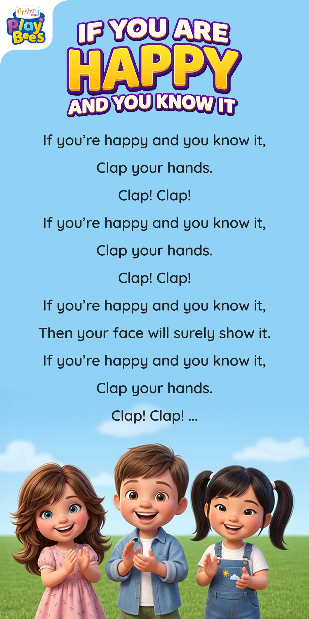 If You Are Happy And You Know It Song Lyrics