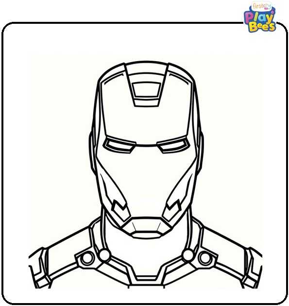 Iron Man Avengers Coloring Page