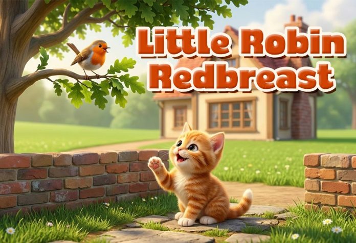 Little Robin Redbreast Nursery Rhyme With Lyrics