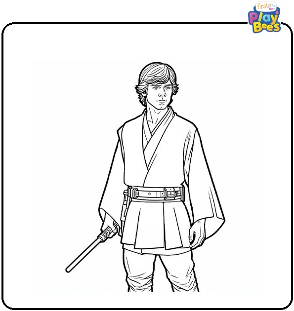 Luke Skywalker Coloring Page
