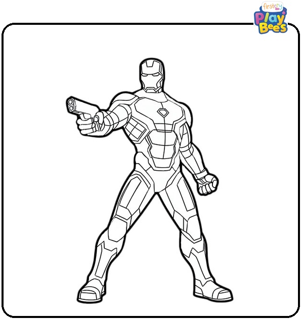 Marvel Avengers Coloring Page