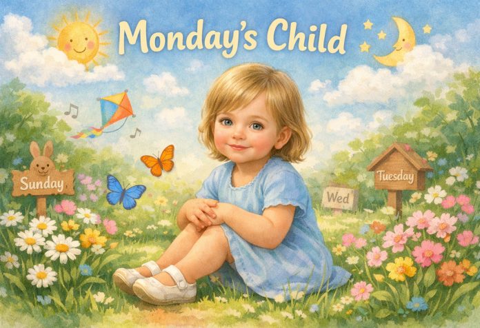 Monday’s Child Nursery Rhyme With Lyrics