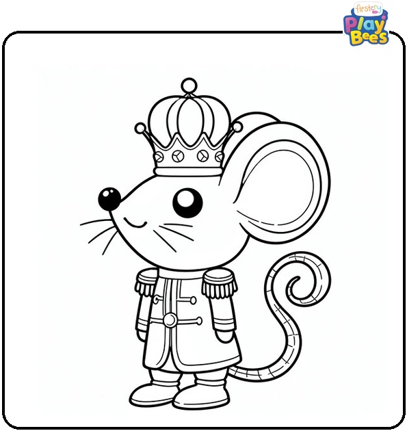 Nutcracker Mouse King Coloring Page Nutcracker Mouse King Coloring Page