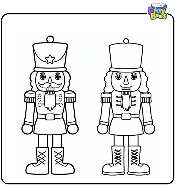 Nutcracker Toys Coloring Page Nutcracker Toys Coloring Page