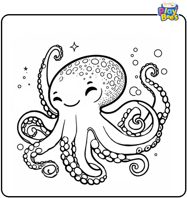 Octopus Coloring Page Octopus Coloring Page