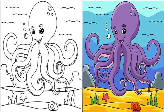 Octopus Coloring Pages – Free Printable Sheets & Pictures