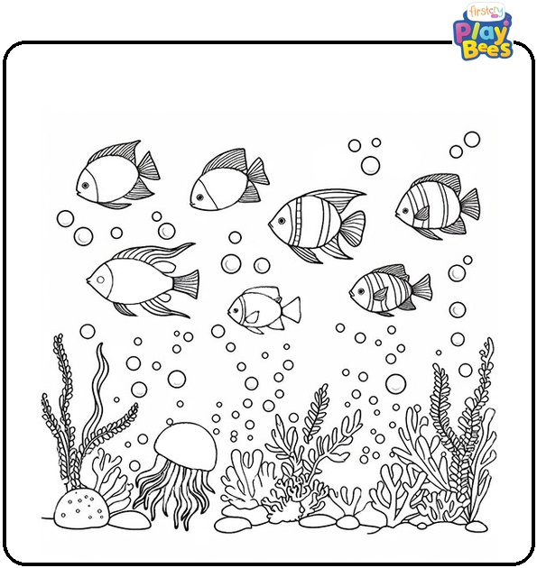 Pacific Ocean Coloring Page Pacific Ocean Coloring Page