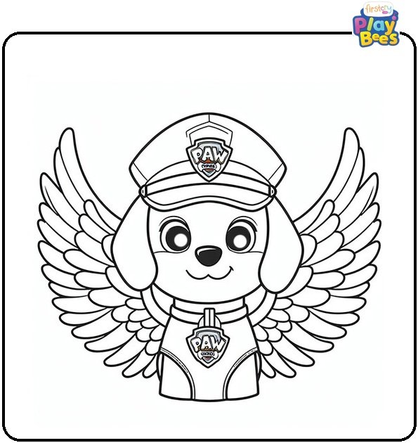 Paw Patrol Wings Coloring Page