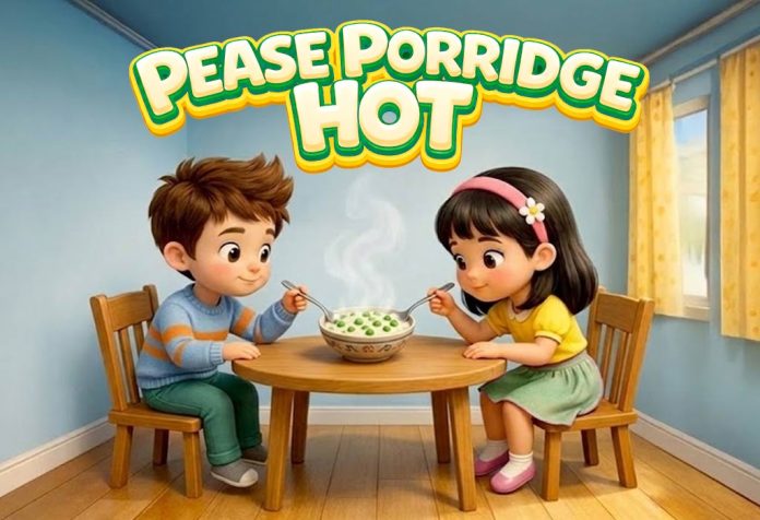 Pease Porridge Hot Nursery Rhyme With Lyrics