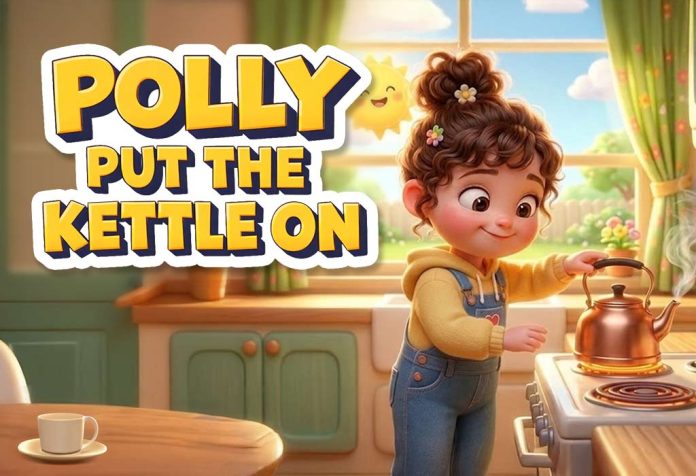 Polly Put the Kettle On Nursery Rhyme With Lyrics
