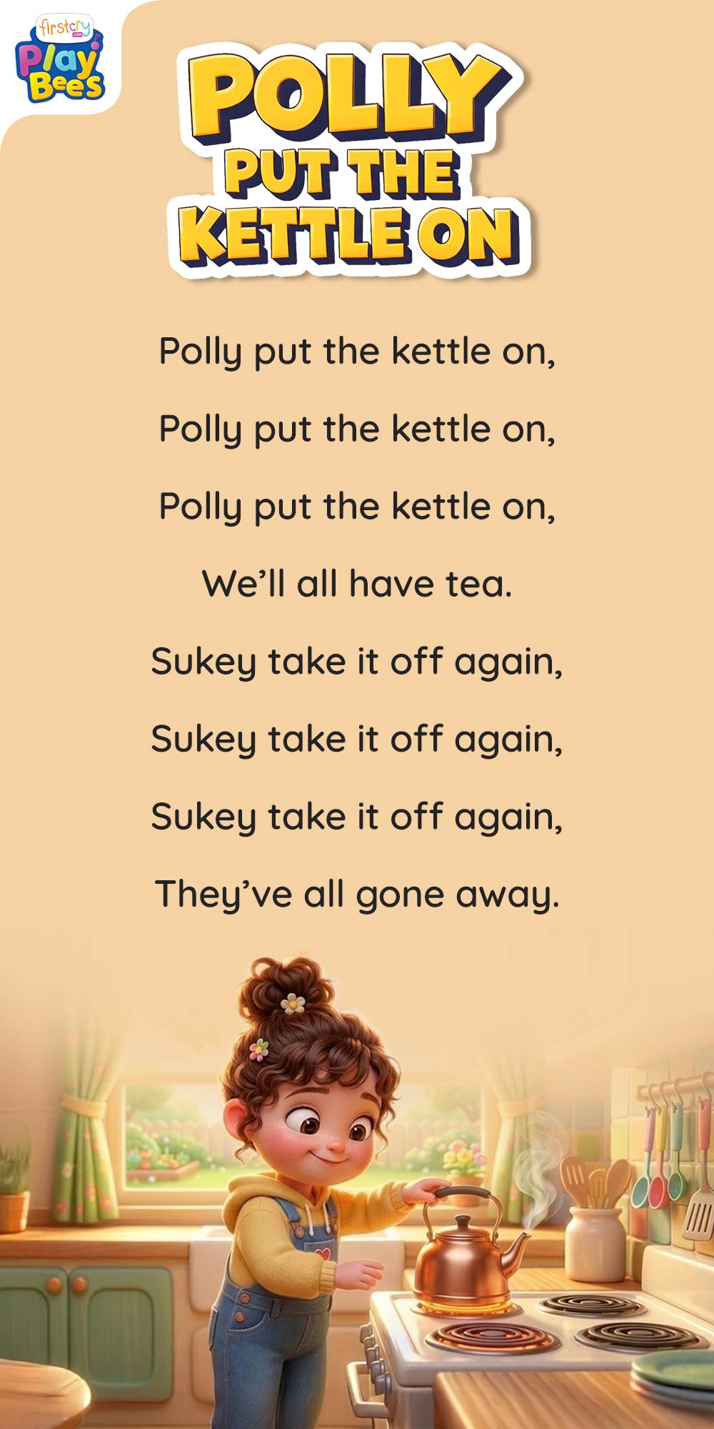 Polly Put the Kettle On Song Lyrics