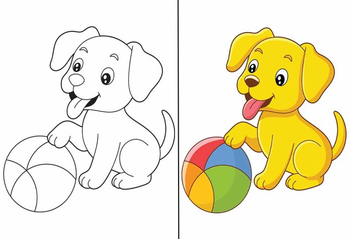 Puppy Dog Coloring Pages – Free Printable Sheets & Pictures