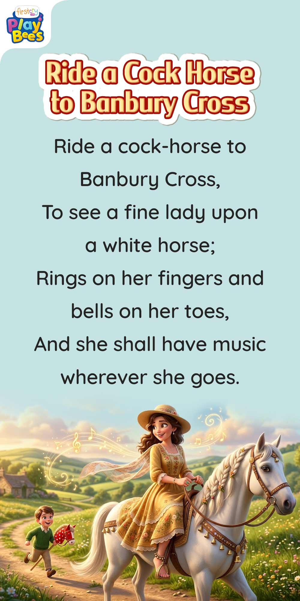 Ride a Cock Horse to Banbury Cross Song Lyrics