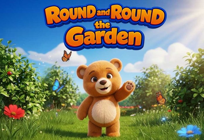 Round and Round the Garden Nursery Rhyme With Lyrics