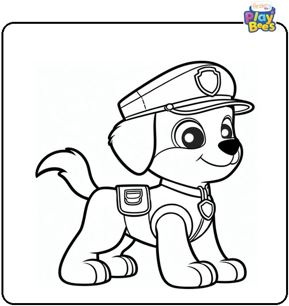 Ryder Paw Patrol Coloring Page