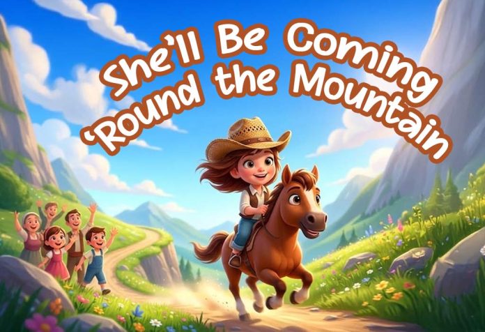 She’ll Be Coming ‘Round the Mountain Nursery Rhyme With Lyrics
