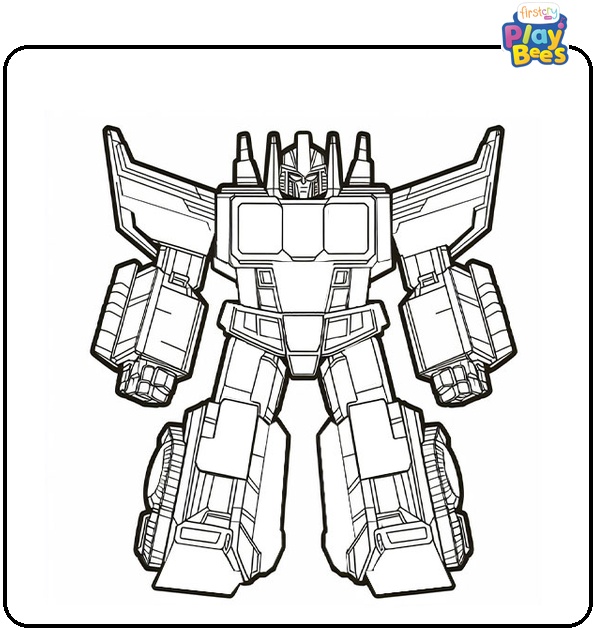 Shockwave Transformer Coloring Page