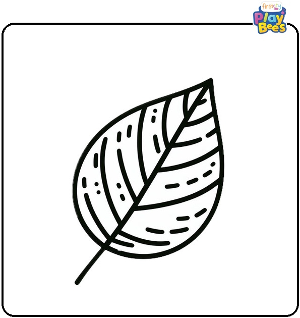Small Leaves Coloring Page Small Leaves Coloring Page