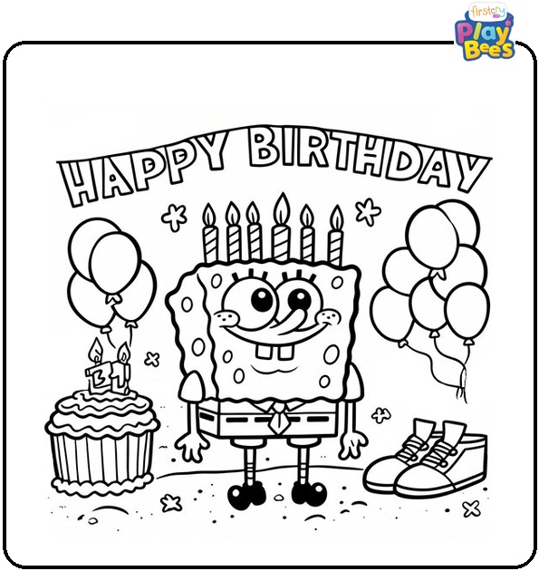 Birthday Coloring Page Birthday Coloring Page