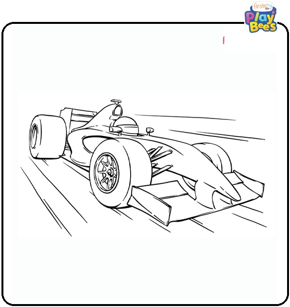 Steve Race Car Coloring Page Steve Race Car Coloring Page