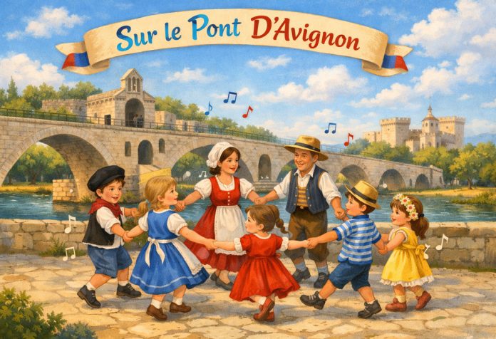 Sur le Pont D’Avignon Nursery Rhyme With Lyrics