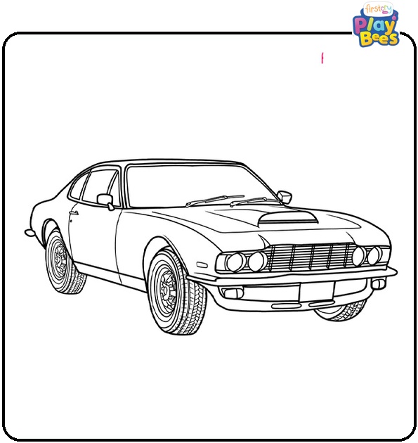 The Chevelle Malibu Race Car Coloring Page The Chevelle Malibu Race Car Coloring Page