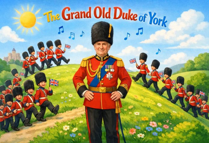 The Grand Old Duke of York Nursery Rhyme With Lyrics
