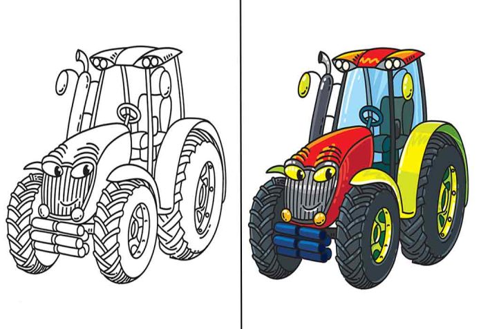 Tractor Coloring Pages – Free Printable Sheets & Pictures