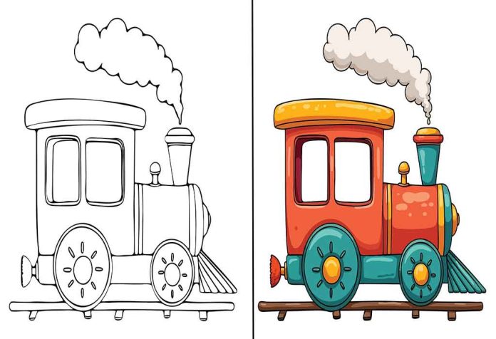 Train Coloring Pages – Free Printable Sheets & Pictures