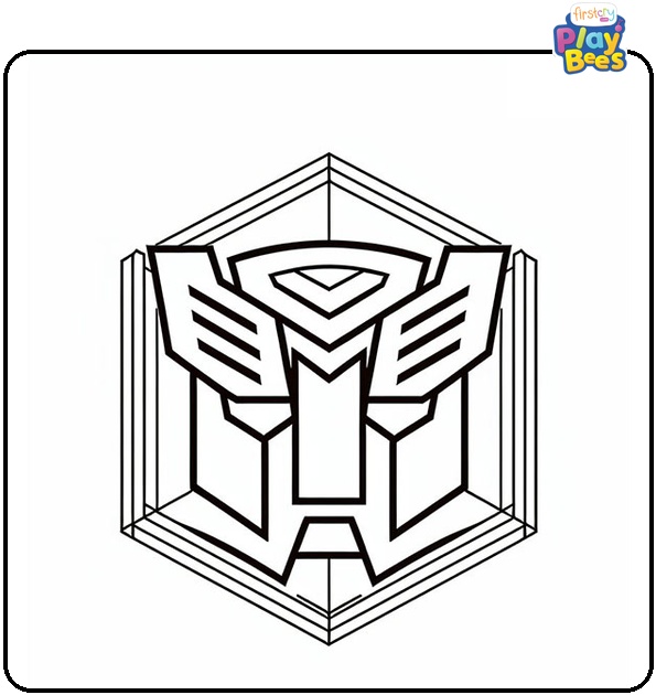 Transformer Logo Coloring Page