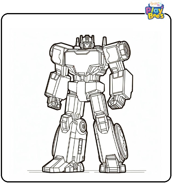 Transformer Rescue Bots Coloring Page