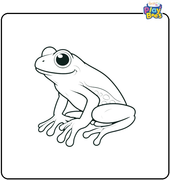 Tree Frog Coloring Page