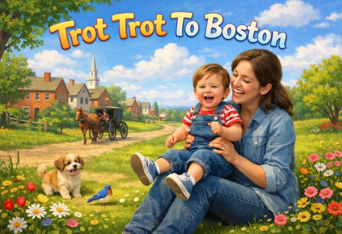 Trot Trot To Boston Nursery Rhyme With Lyrics