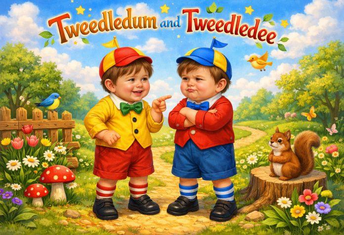 Tweedledum and Tweedledee Nursery Rhyme With Lyrics