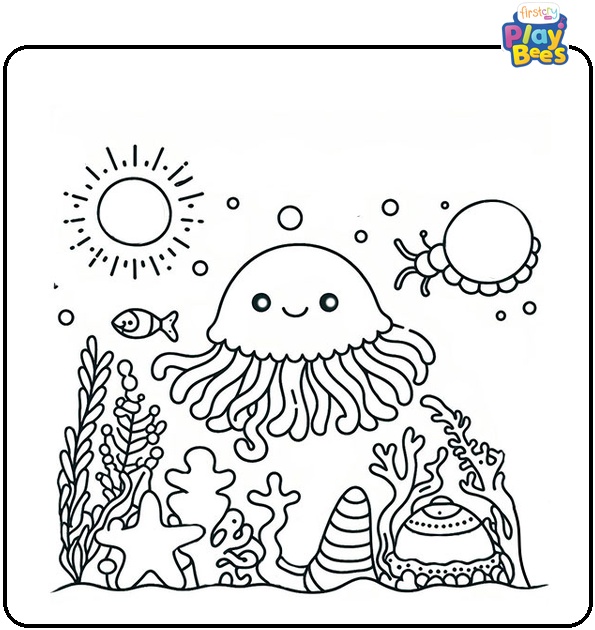 Under the Sea Coloring Page Under the Sea Coloring Page