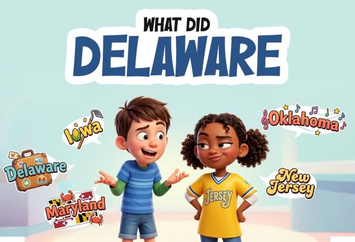 What Did Delaware Nursery Rhyme With Lyrics