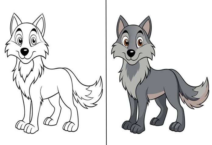 Wolf Coloring Pages – Free Printable Sheets & Pictures