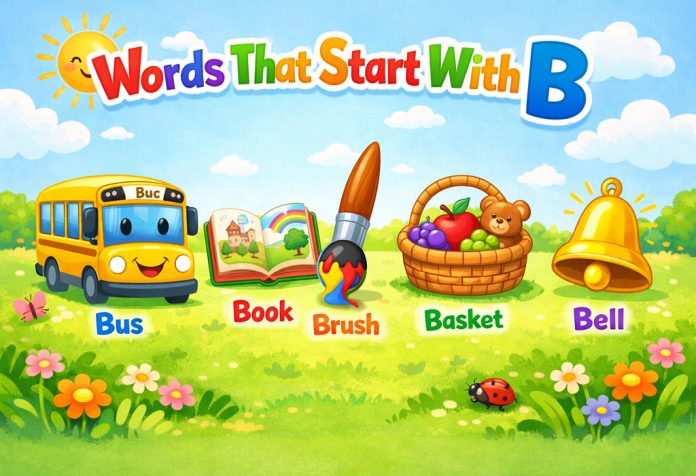 Words That Start With Letter B