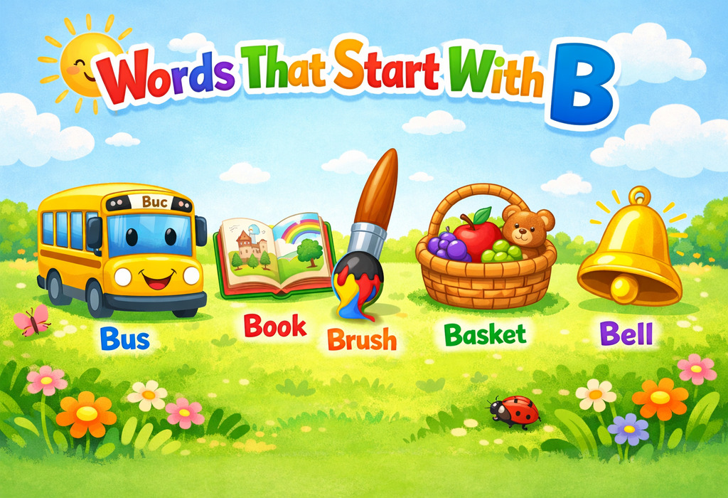Words That Start With Letter B