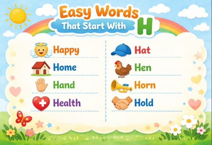 Words That Start With Letter H