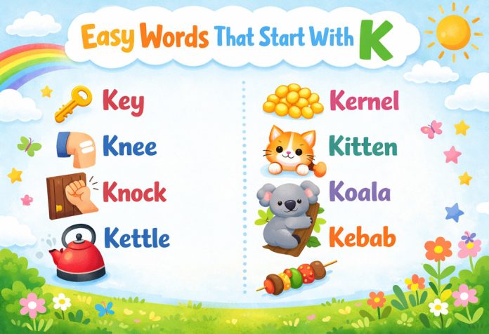 Words That Start With Letter K