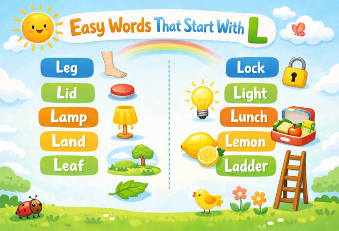 Words That Start With Letter L