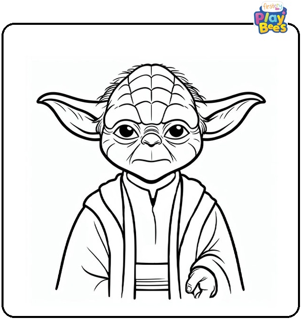 Yoda Coloring Page