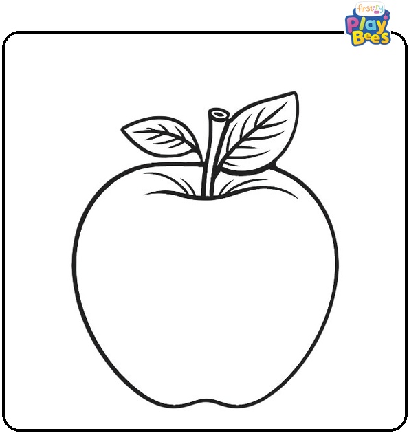 Apple Coloring Page