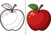 Apple Coloring Pages – Free Printable Sheets & Images Apple Coloring Pages – Free Printable Sheets & Pictures
