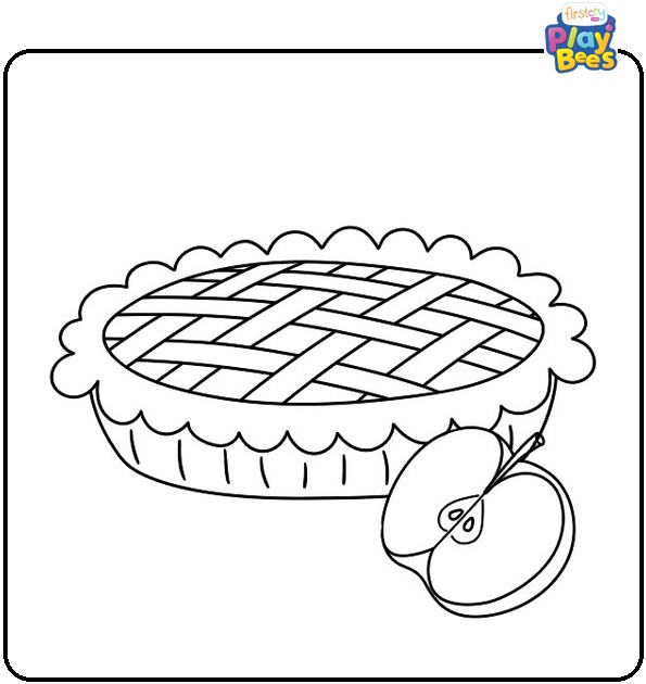 Apple Pie Coloring Pages