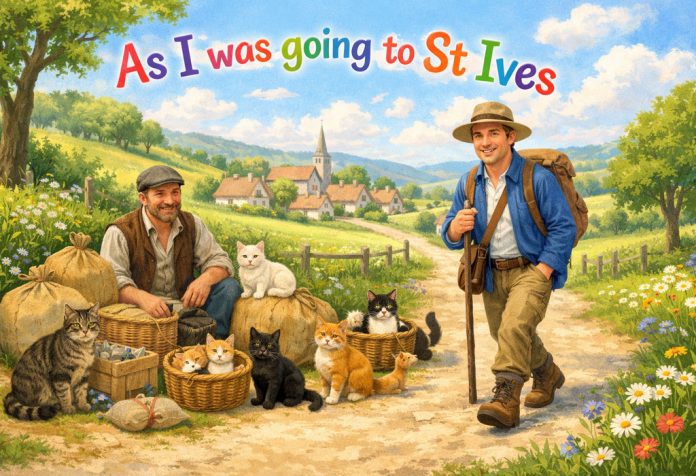 As I was going to St Ives Nursery Rhyme With Lyrics