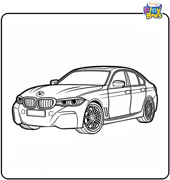 BMW Coloring Page