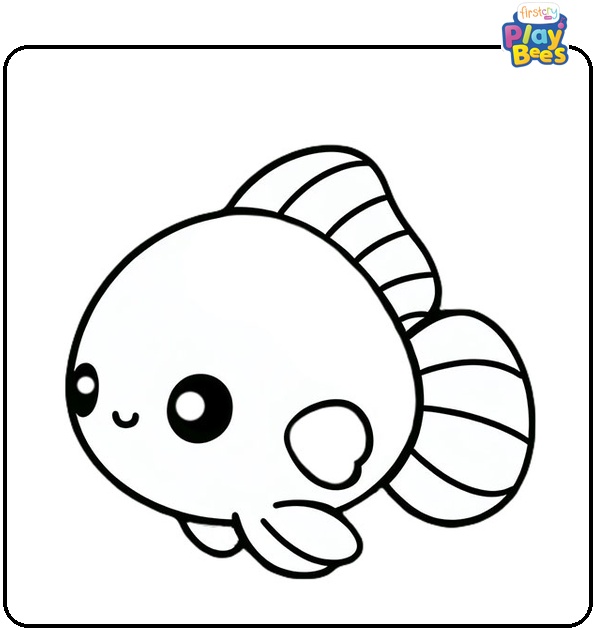 Baby Fish Coloring Page Baby Fish Coloring Page
