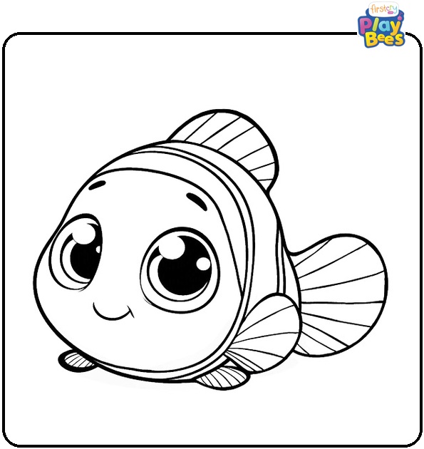 Baby Nemo Coloring Page